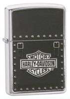Zippo Brushed Chrome, HD Saddle Bag