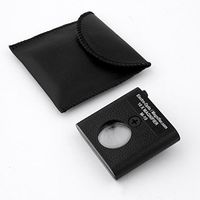 10X Double Lens LED Pocket Magnifier Made in USA High Power Double Lens Design, Bright LED Illumination, Ideal for Inspection, Coins, Stamps, Reading by Electro Optix