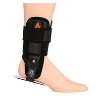 Active Ankle Multi-Phase Stabilizing Ankle Orthosis, Medical Stabilizer Brace, Support for Weak Ankles & Ankle Injuries, Edema Control, and Swelling, Adjustable Multi Phase Ankle Brace, Black, Large