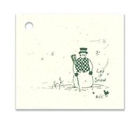 50 Snowman Price Tags & 100 Cut Strings for Crafts & Gifts. 1-3/4"x2-1/8" Personalize & Price Your Merchandise.