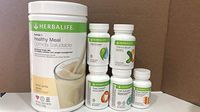 herbalife Healthy Meal Replacement, and Weight Loss Combination（French Vanilla 750g，Total Control，Cell-U-Loss，Snack Defense，Thermo-Bond，Formula 3 Cell Activator）