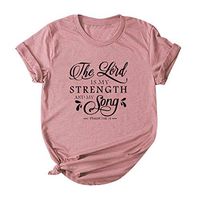 Women's Loose Tops Plus Size Tee Letter Print Turn Over Collar Sleeve O-Neck Blouse T-Shirts Tunic Xia&Han Pink