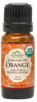 US Organic 100% Pure Sweet Orange Essential Oil - USDA Certified Organic - 10 ml - w/Improved caps and droppers (More Size Variations Available)