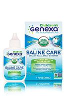 Genexa Saline Care for Children – 1 FL OZ (30mL) | Certified Organic & Non-GMO Saline Spray/Drops for Children | Free of Parabens & Chemicals