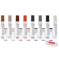 Anytin Furniture Markers Touch up - with Light Oak and Light Cherry, Set of 16, 8 Markers and 8 Wax Sticks, Hardwood Floor Scratch Remover Concealer, Laminate Repair Kit, Stain Pens for Wood