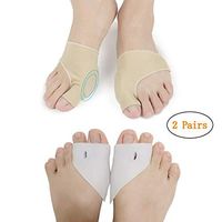 Gel Bunion Pads Big Toe Bunion Cushions & Protects Kit for Women and Men - for Pain Relief from Friction, Pressure, Hallux Valgus, Hammer Toe - Bunion Relief Protector Sleeves