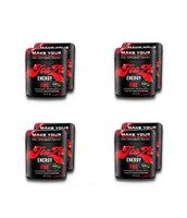 Teaza Herbal Energy Pouch Fire with Cayenne and Habenero 8 Pack 80 Pouches