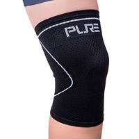 Compression Knee Support Sleeve - Relieve Knee Pain, Recovery Sleeve for Men and Women - Great for Running, Weight Lifting, Sports (Small, Black)
