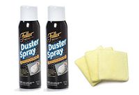 Fuller Brush Duster Sprays with Fuller Brush Dust Grabbing Microfiber Cloths Bundle – Wood & Multi Surface Dust Attractor & Cleaner