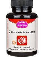 Dragon Herbs Codonopsis and Logan Combination - 500 mg - 100 Vegetarian Capsules