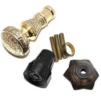 Nautical World Walking Cane Stick Vintage Style Solid Brass Designer Handle Victorian Cane Gift, Affordable Gift Decorative Walking Cane Fashion Statement for Men/Women/Seniors/Grandparents! Item