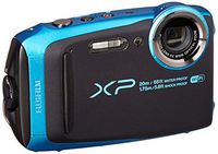 Fujifilm FinePix XP120 Waterproof Digital Underwater Camera USA Model (Sky Blue)
