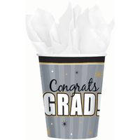 amscan Grad Honors 9oz Paper Cups (8ct)