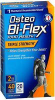 Osteo Bi-Flex Joint Health Coated Tablets Triple Strength - 40 ct, Pack of 6