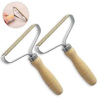 Lint Remover Roller Clothes Fuzz Shaver Manual Brush Scratch Cut Shaver Tool, Manual Fabric Remover Lint Roller for Sweater Woven Coat Couch Blanket Socks Legging Wool Cashmere Comb