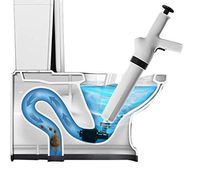 Pipe Toilet Dredger,Toilet Plunger, Drain Unblocker, Powerful Manual Pneumatic Dredge Equipment，High Pressure Air Drain Blaster Cleaner High Efficient, Applied to Kitchen, Bathroom, Clogged Pipe.