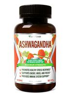 FarmHaven Ashwagandha Capsules with Ginger & Black Pepper Extract -1310mg -Organic Ashwagandha Root Powder -Anxiety Relief, Stress Relief, Mood, Thyroid Health -Adaptogen -Non-GMO -90 Veggie Capsules