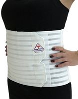 Ita-med Breathable Elastic Abdominal Binder for Women, White, XL