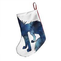 Galaxy Fox Art Inspiring Xmas Socks Hanging Decoration Candy Bag Party Holiday Christmas Santa Claus Home Decor Gift