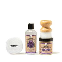 CLARK'S Cutting Board Finishing Kit | Lavender - Rosemary Scent | CLARK'S Cutting Board Oil (12 oz) - Cutting Board Wax (6oz) - Small Applicator - Buffing Pad