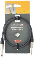 Stagg NAC1PSR N-Series Stereo Phone Plug to Stereo Phone Plug Audio Cable - 3ft.