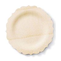 bambu, Veneerware Disposable Bamboo Fancy Plates, 100% Biodegradable Flat Tableware - 11", Pack of 25