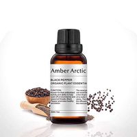 Black pepper Essential Oil 100% Pure Natural Undiluted, Therapeutic Grade Black pepper oil for Aromatherapy, Relax, Skin Care, Spa - 30ml/1oz