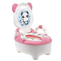 Aland Toddler Drawer-Type Water Closet Foldable Plastic Bathroom Potty Trainer Toilet Pink Soft Mat