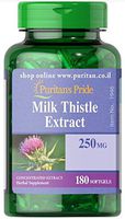Milk Thistle 250 mg 4:1 Extract (Silymarin) - 180 Softgels