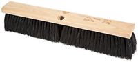 PFERD 89260 Medium Sweeping Broom with Lacquered Hardwood Block, 18" Block Length, 3" Trim Length