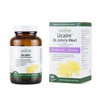 Natures Aid Ucalm 300mg Equivalent 1500mg-2100mg St Johns Wort Herb 120Tabs 6PK