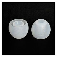 3 Pair Clear Small Monster Beats iBeats Harajuku Turbine Jamz Replacement Silicone Ear Buds Gels Cushions Tips