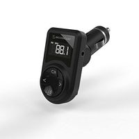 SCOSCHE FMTD10 FMFREQ Universal FM Transmitter with Aux Cable and USB Charging Port, Black