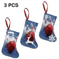 Christmas Stockings Gift Bag Senior High Bowling Special for Funny Xmas Party