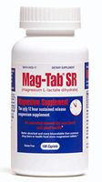 Mag-Tab®SR -Magnesium Supplement-Sustained Release-Magnesium Lactate-100 Count Bottle