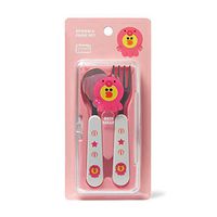 Line Friends Octi Sally Kids Spoon & Fork Set