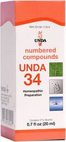 UNDA - UNDA 34 Numbered Compounds - Homeopathic Preparation - 0.7 fl. oz.