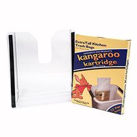 Kangaroo Kaddy Kit Multi-Purpose Pre-Taped Garbage Can Liner - All-in-One Kangaroo Kan Starter Kit, Garbage Bag Holder Inside Your Own Garbage