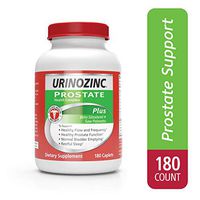 Urinozinc Plus - Prostate Supplement with Beta Sitosterol & Saw Palmetto – Reduce Frequent Urination Concerns & Support your Prostate Health, 180 Caplets
