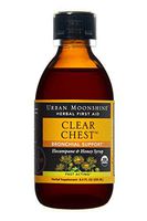 Urban Moonshine Clear Chest | Organic Herbal First Aid Supplement with Elecampane & Honey Syrup | Fast-Acting Bronchial Support | 8.4 FL OZ (Pack of 1)