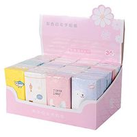 Pocket Tissue Silky & Smooth Soft 3-Ply Handkerchief Paper Towels Pocket Pack Facial Tissue Easy to Carry Packets of 10 Sheets Each (36 Packs)