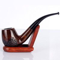 Smoking pipe,Handmade Tobacco smoking pipe,3 in 1 scraper Pipe cleaners Filter balls Rosewood-G
