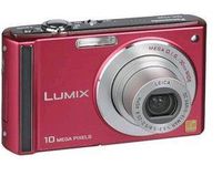 Panasonic Lumix DMC-FS20R 10MP Digital Camera with 4x Wide Angle MEGA Optical Image Stabilized Zoom (Red)