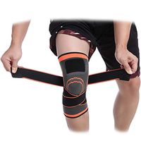 KIWI RATA Knee Brace Support Sleeves with Crossfit Straps Great for Running, Basketbal,Football,Lifting,Soccer,Gym - Single