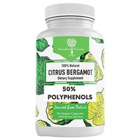 Citrus Bergamot - Organic Quality -Highest >50% Polyphenols -US Mfg & 3rd Party Tested- Helps Maintain Cholesterol, Blood Sugar & Blood Pressure Levels- 90 Veg Pills Supplement -Nourishing Nutrients