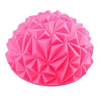 Fxbar Anti-Slip Foot Massage Ball for Gym Yoga Exercise PVC Body Rolling Foot Relief Stress Massage Mat (Pink)