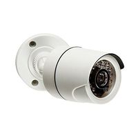 SABRE Fake Camera for Home Security - Weather-Resistant Modern Realistic Design, Perfect for Outdoor or Indoor Use, Adjustable Arm to Change Camera Angle, Installs in Minutes - White