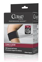 Medline ORT17100D Curad Universal Tennis Elbow Compression Support Strap (Pack of 4)