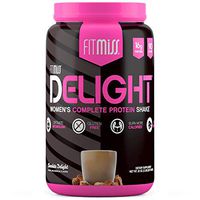 FitMiss Delight Protein Powder, Healthy Nutritional Shake for Women, Whey Protein, Fruits, Vegetables and Digestive Enzymes, Support Weight Loss and Lean Muscle Mass, Chocolate, 2 Pound