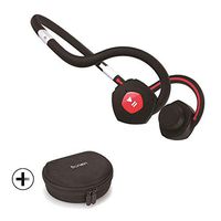 Bonein Open Ear Wireless Bone Conduction Headphones with Protective case，Bluetooth Sports Headsets for Running BN-702 (Black)